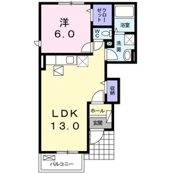 ファミーユ藤ノ木　Ｂ棟の物件間取画像